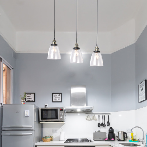 Metal kitchen deals pendant lights